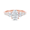 Thumbnail Image 3 of Now + Forever Lab-Grown Diamonds Oval-Cut Engagement Ring 2-1/4 ct tw 14K Rose Gold