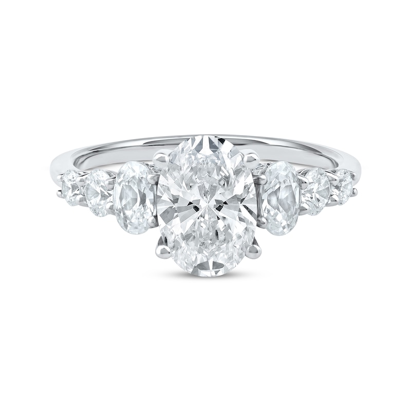 Lab-Created Diamonds by KAY Oval-Cut Engagement Ring 2-1/3 ct tw 14K White Gold