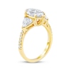 Thumbnail Image 2 of Memories Moments Magic Lab-Grown Diamonds Marquise & Trillion-Cut Three-Stone Engagement Ring 3-1/3 ct tw 14K Yellow Gold