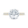 Thumbnail Image 3 of Lab-Created Diamonds by KAY Round-Cut Engagement Ring 3-1/3 ct tw 14K Yellow Gold