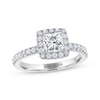 Thumbnail Image 0 of THE LEO Diamond Princess-Cut Halo Engagement Ring 1-1/3 ct tw 14K White Gold