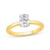 Thumbnail Image 1 of Now + Forever Lab-Grown Diamonds Oval-Cut Solitaire Engagement Ring 3/4 ct tw 14K Yellow Gold (F/SI2)