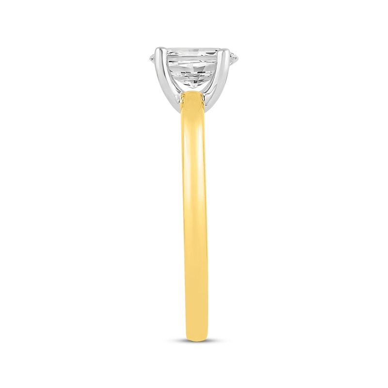 Main Image 2 of Now + Forever Lab-Grown Diamonds Oval-Cut Solitaire Engagement Ring 3/4 ct tw 14K Yellow Gold (F/SI2)