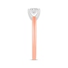 Thumbnail Image 2 of Now + Forever Lab-Grown Diamonds Princess-Cut Solitaire Engagement Ring 3/4 ct tw 14K Rose Gold (F/SI2)