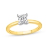 Thumbnail Image 1 of Now + Forever Lab-Grown Diamonds Princess-Cut Solitaire Engagement Ring 3/4 ct tw 14K Yellow Gold (F/SI2)