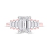 Thumbnail Image 3 of Now + Forever Lab-Grown Diamonds Emerald-Cut Engagement Ring 2-5/8 ct tw 14K Rose Gold