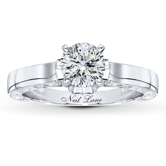 Neil Lane Round Diamond Engagement Ring 2ct tw 14K White Gold