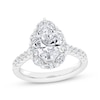 Thumbnail Image 0 of Lab-Created Diamonds by KAY Pear-Shaped Halo Engagement Ring 2-3/4 ct tw 14K White Gold