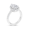 Thumbnail Image 2 of Now + Forever Lab-Grown Diamonds Pear-Shaped Halo Engagement Ring 2-3/4 ct tw 14K White Gold