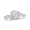 Thumbnail Image 1 of Now + Forever Round-Cut Diamond Bypass Engagement Ring 5/8 ct tw 14K White Gold