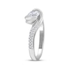Thumbnail Image 2 of Now + Forever Round-Cut Diamond Bypass Engagement Ring 5/8 ct tw 14K White Gold