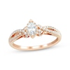 Thumbnail Image 1 of Now + Forever Marquise-Cut Diamond Engagement Ring 1/2 ct tw 14K Rose Gold