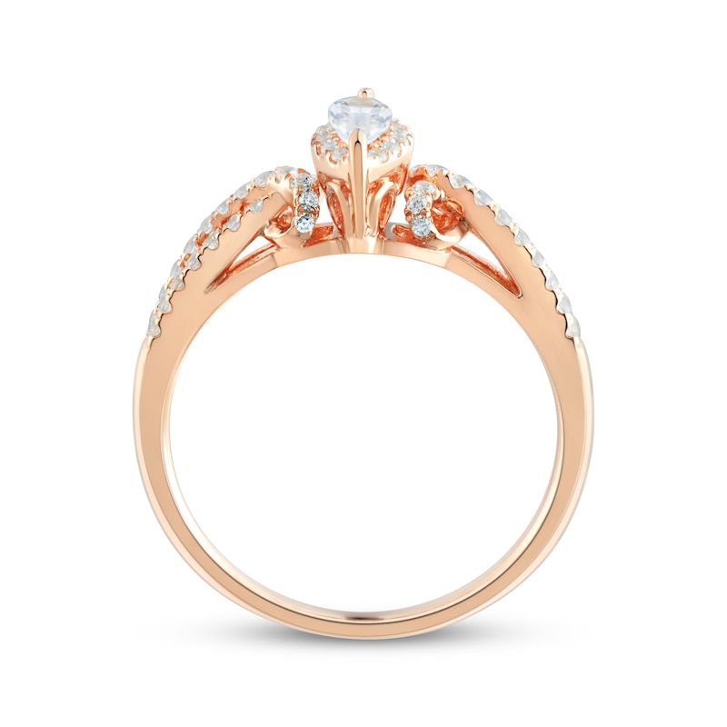 Main Image 2 of Now + Forever Marquise-Cut Diamond Engagement Ring 1/2 ct tw 14K Rose Gold