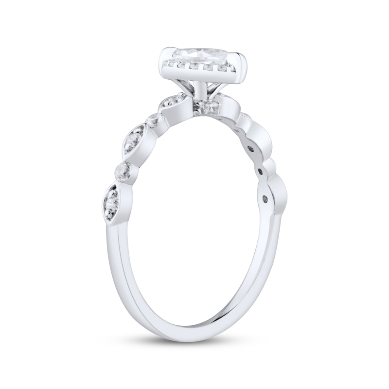 Main Image 2 of Now + Forever Marquise-Cut Diamond Engagement Ring 1/2 ct tw 14K White Gold