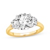 Thumbnail Image 1 of Memories Moments Magic Lab-Grown Diamonds Round-Cut Three-Stone Engagement Ring 3-3/4 ct tw 14K Yellow Gold