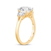 Thumbnail Image 2 of Memories Moments Magic Lab-Grown Diamonds Round-Cut Three-Stone Engagement Ring 3-3/4 ct tw 14K Yellow Gold