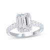 Thumbnail Image 1 of Now + Forever Lab-Grown Diamonds Emerald-Cut Engagement Ring 3-3/4 ct tw 14K White Gold
