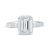 Thumbnail Image 3 of Now + Forever Lab-Grown Diamonds Emerald-Cut Engagement Ring 3-3/4 ct tw 14K White Gold