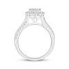 Thumbnail Image 2 of Now + Forever Multi-Diamond Cushion Halo Engagement Ring 1 ct tw 14K White Gold