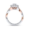 Thumbnail Image 3 of Neil Lane Princess-cut Diamond Bridal Set 1-3/4ct tw 14K White Gold and 14K Two-Tone Gold