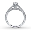 Thumbnail Image 2 of Neil Lane Round Diamond Engagement Ring 1/2ct tw 14K White Gold