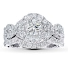 Thumbnail Image 1 of Neil Lane Round Diamond Bridal Set 2ct tw 14K White Gold
