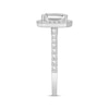 Thumbnail Image 2 of Now + Forever Lab-Grown Diamonds Emerald-Cut Halo Engagement Ring 2-1/2 ct tw Platinum