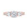Thumbnail Image 3 of Memories Moments Magic Lab-Grown Diamonds Round-Cut Three-Stone Engagement Ring 2 ct tw 14K Rose Gold