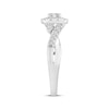 Thumbnail Image 2 of Now + Forever Round-Cut Diamond Halo Engagement Ring 3/4 ct tw 14K White Gold