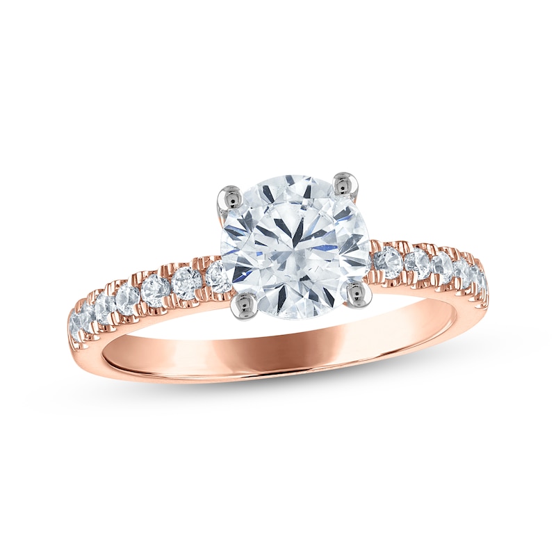 Main Image 1 of Now + Forever Round-Cut Diamond Engagement Ring 1-3/4 ct tw 14K Rose Gold