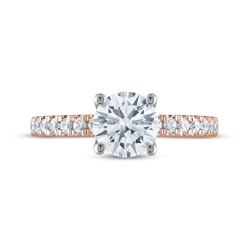Main Image 3 of Now + Forever Round-Cut Diamond Engagement Ring 1-3/4 ct tw 14K Rose Gold