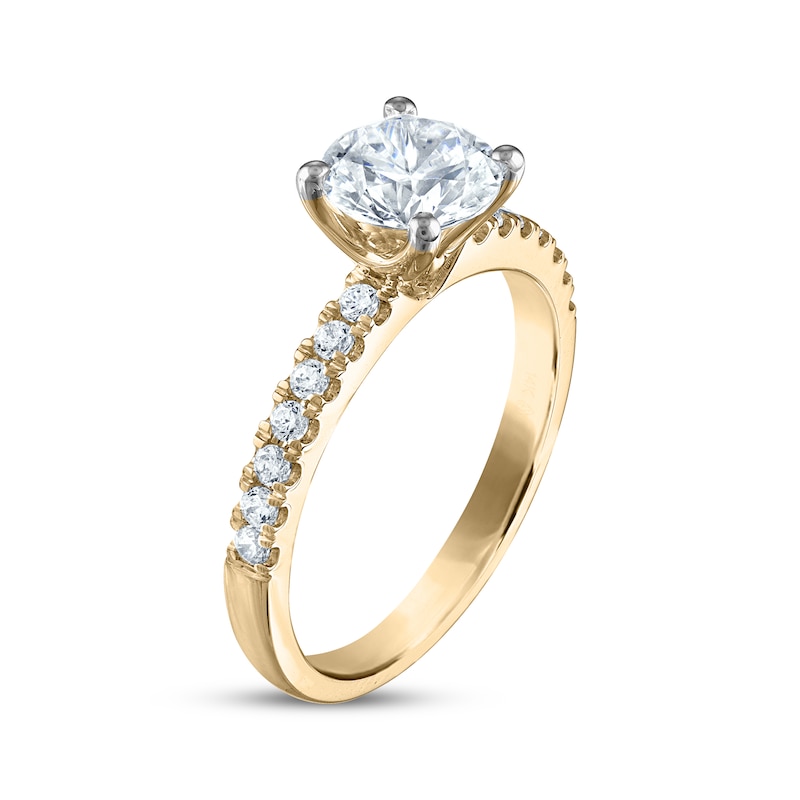 Main Image 2 of Now + Forever Round-Cut Diamond Engagement Ring 1-3/4 ct tw 14K Yellow Gold