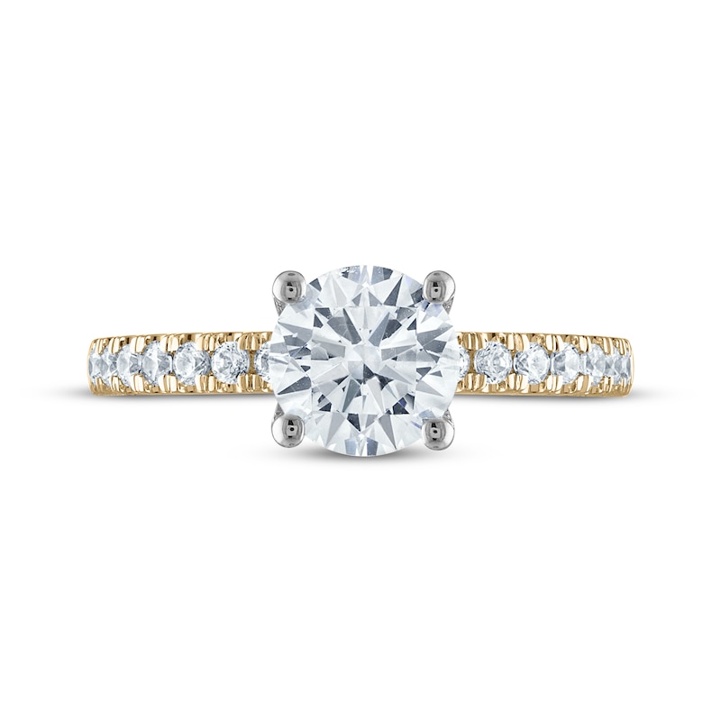 Main Image 3 of Now + Forever Round-Cut Diamond Engagement Ring 1-3/4 ct tw 14K Yellow Gold