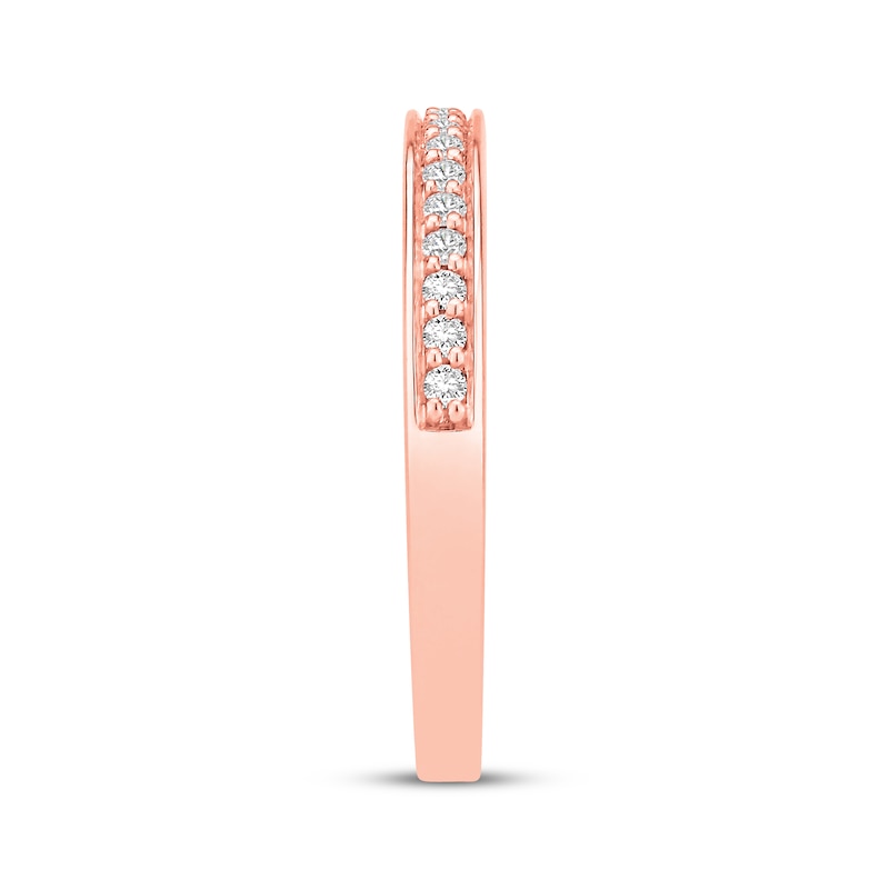 Main Image 2 of Now + Forever Diamond Wedding Ring 1/6 ct tw 10K Rose Gold