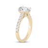 Thumbnail Image 2 of Now + Forever Lab-Grown Diamonds Oval-Cut Engagement Ring 2-1/2 ct tw 14K Yellow Gold