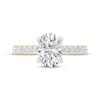 Thumbnail Image 3 of Now + Forever Lab-Grown Diamonds Oval-Cut Engagement Ring 2-1/2 ct tw 14K Yellow Gold