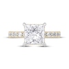 Thumbnail Image 3 of Now + Forever Lab-Grown Diamonds Princess-Cut Engagement Ring 3-7/8 ct tw 14K Yellow Gold