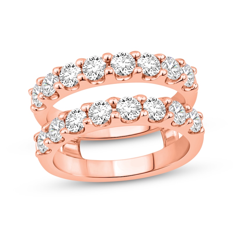 Main Image 1 of Now + Forever Lab-Grown Diamonds Enhancer Ring 2 ct tw 14K Rose Gold