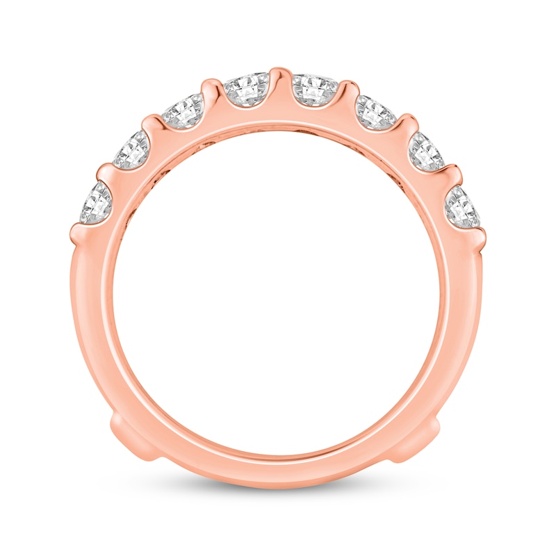 Main Image 3 of Now + Forever Lab-Grown Diamonds Enhancer Ring 2 ct tw 14K Rose Gold