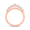 Thumbnail Image 3 of Now + Forever Lab-Grown Diamonds Marquise-Cut Seven-Stone Anniversary Ring 2 ct tw 14K Rose Gold