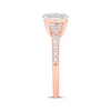 Thumbnail Image 2 of Now + Forever Lab-Grown Diamonds Oval-Cut Engagement Ring 2 ct tw 14K Rose Gold