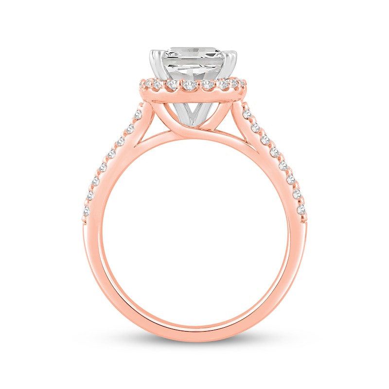 Main Image 3 of Now + Forever Lab-Grown Diamonds Oval-Cut Engagement Ring 2-1/2 ct tw 14K Rose Gold