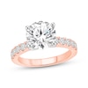 Thumbnail Image 1 of Now + Forever Lab-Grown Diamonds Round-Cut Engagement Ring 3-1/2 ct tw 14K Rose Gold