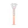 Thumbnail Image 2 of Now + Forever Lab-Grown Diamonds Round-Cut Engagement Ring 3-1/2 ct tw 14K Rose Gold