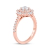 Thumbnail Image 2 of Now + Forever Round-Cut Diamond Starburst Halo Engagement Ring 1-1/4 ct tw 14K Rose Gold
