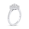 Thumbnail Image 2 of Now + Forever Round-Cut Diamond Starburst Halo Engagement Ring 1-1/4 ct tw 14K White Gold