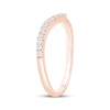 Thumbnail Image 2 of Now + Forever Diamond Contoured Wedding Band 1/4 ct tw 14K Rose Gold