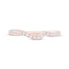 Thumbnail Image 3 of Now + Forever Diamond Contoured Wedding Band 1/4 ct tw 14K Rose Gold