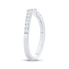 Thumbnail Image 2 of Now + Forever Diamond Contour Wedding Band 1/3 ct tw 14K White Gold