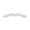 Thumbnail Image 3 of Now + Forever Diamond Contour Wedding Band 1/3 ct tw 14K White Gold